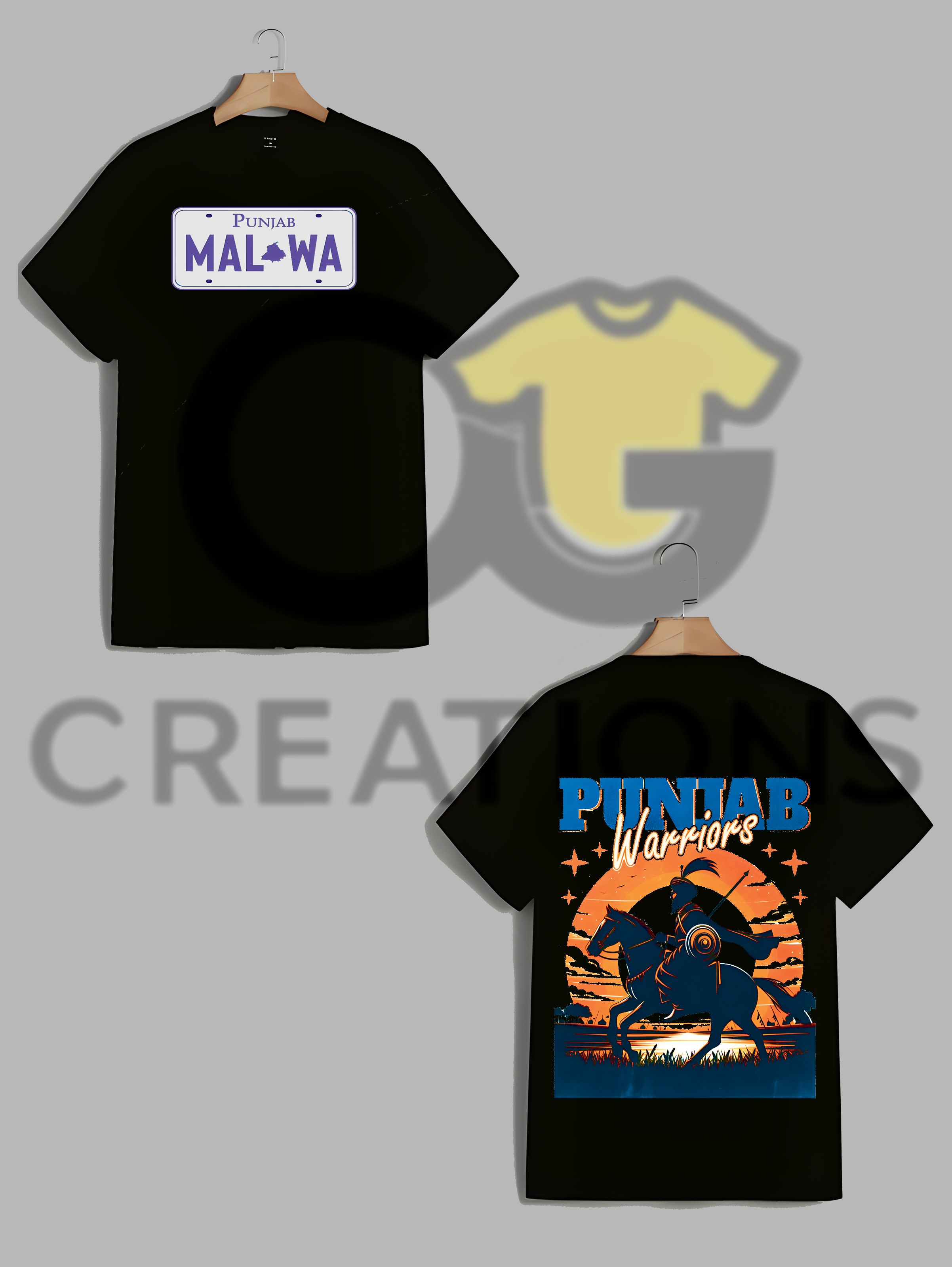 "Malwa Vibe" Oversized T-Shirt – 180 GSM Pure Cotton