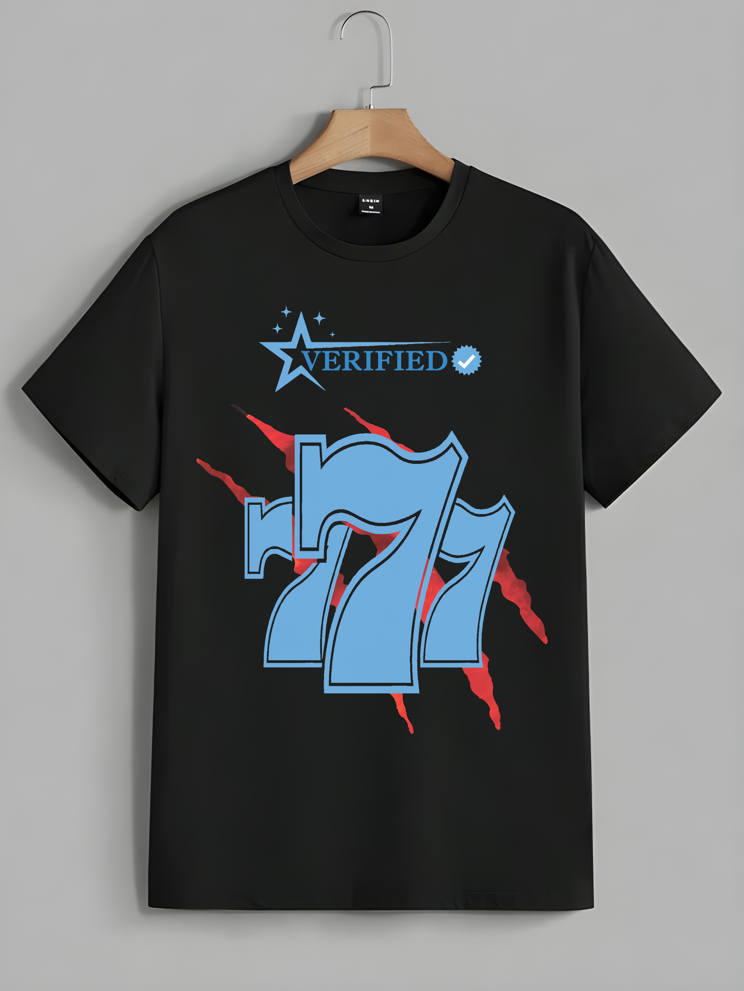 "The Luck 777" Oversized T-Shirt – 180 GSM Pure Cotton